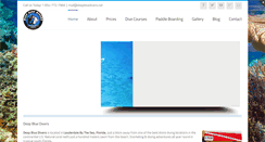Desktop Screenshot of deepbluedivers.net
